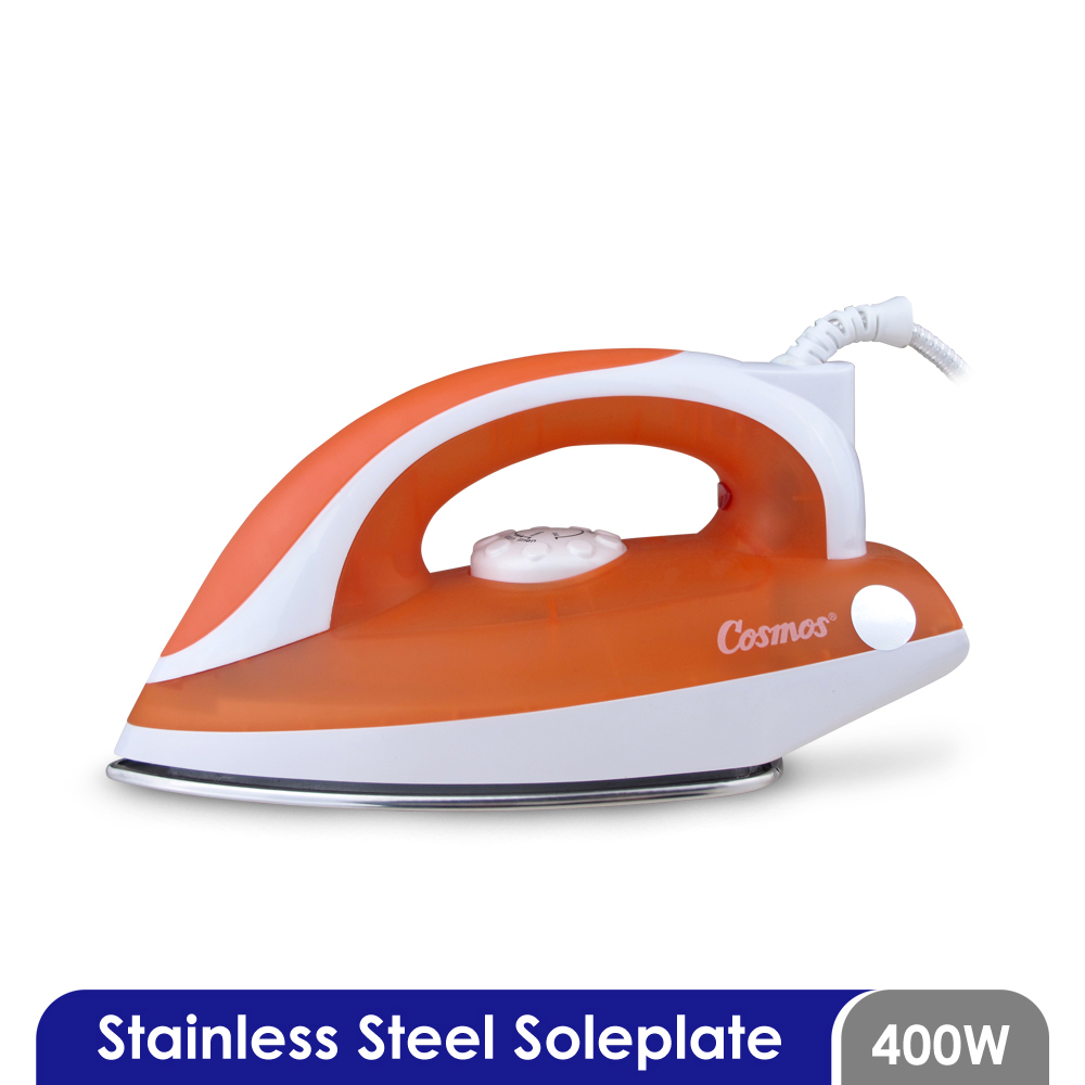 Cosmos CIS-418 - Electric Iron (Stainless Steel Soleplate)