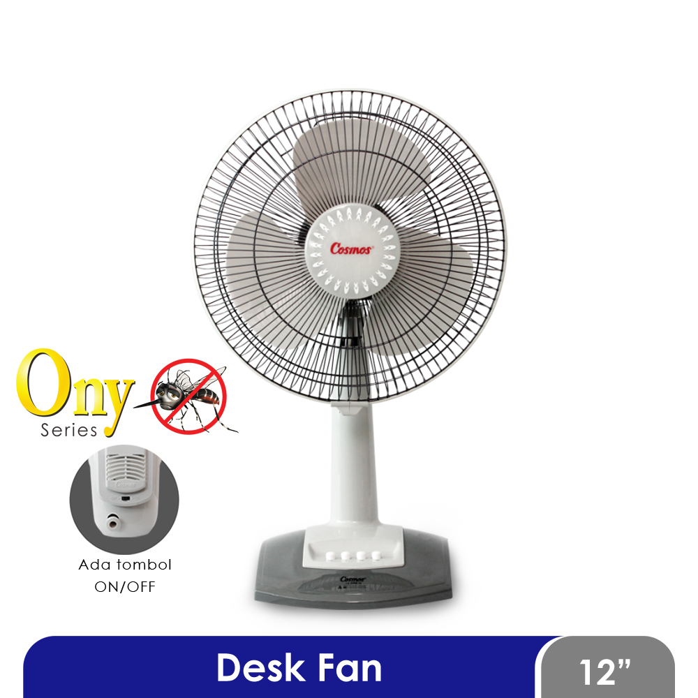 Kipas Angin Meja Cosmos 12-DAR N ONY - Desk Fan 12 inch with Mosquito Repellent
