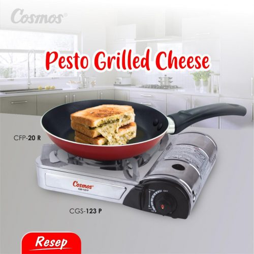 pesto grilled cheese